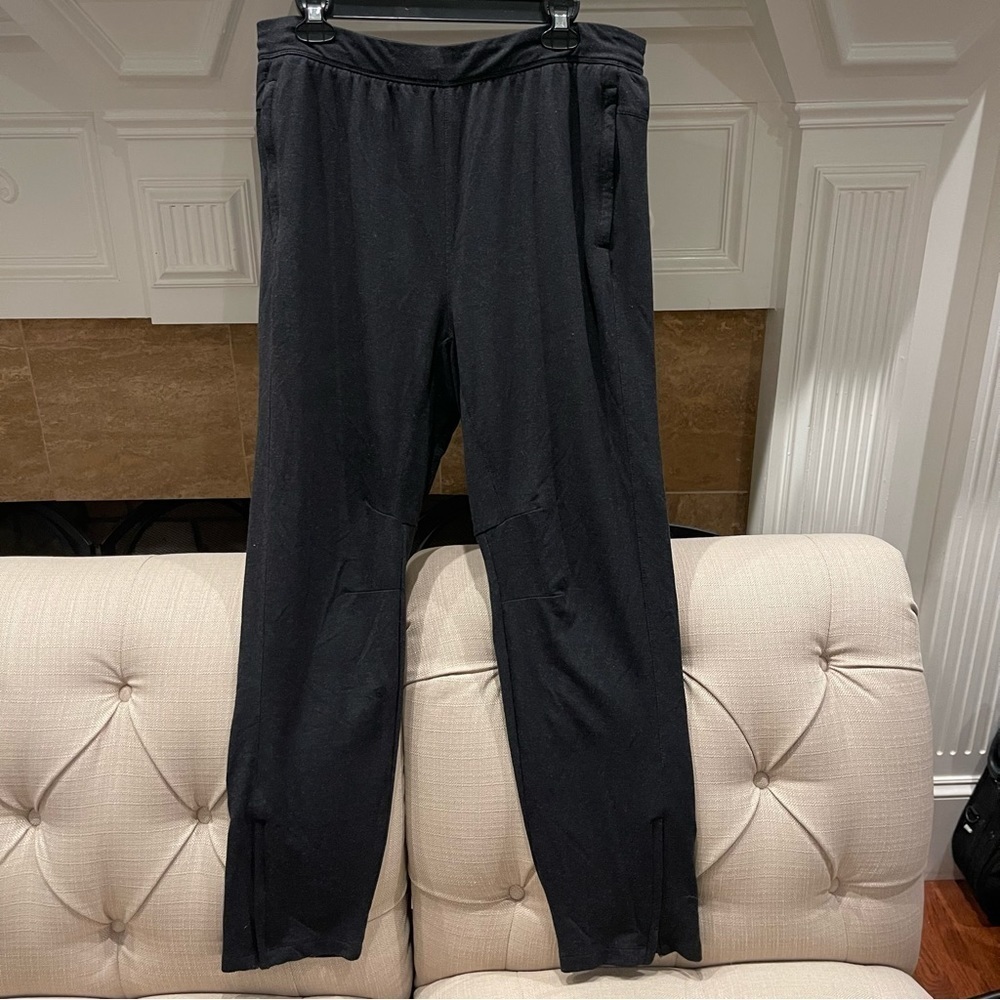 AD: Adidas Jogger Men’s XL Workout Athletic Lounge Sweatpants Black Stretch